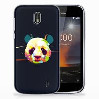 Nokia 1 Telefoonhoesje met Naam Panda Color - thumbnail