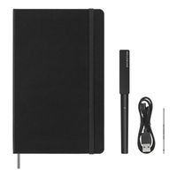 Smart Writing Set Pen Moleskine + Smart notitieboek large 130x210mm lijn zwart