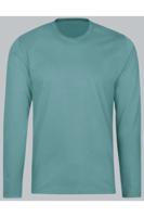 TRIGEMA Regular Fit T-Shirt ronde hals groen, Effen - thumbnail
