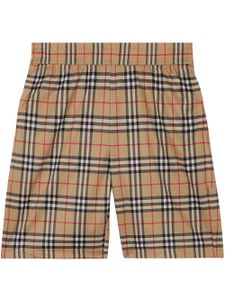 Burberry short à carreaux - Tons neutres