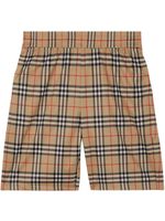 Burberry short à carreaux - Tons neutres