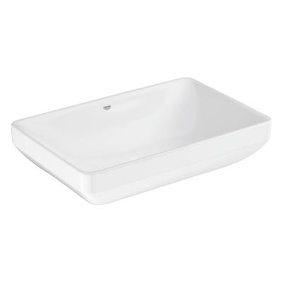Grohe Euro Ceramic Wastafel - 60x40cm - opbouw - alpine wit 102434sh00