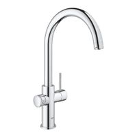 Grohe Blue Home Duo C Bruisend Water Keukenmengkraan Tweegreeps 1 Gats Chroom - thumbnail