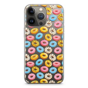 Pink donuts: iPhone 13 Pro Transparant Hoesje