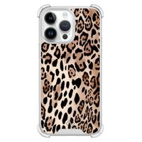 iPhone 14 Pro Max shockproof hoesje - Golden wildcat