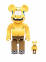 MEDICOM TOY lot de figurines BE@RBRICK The Simpsons Cyclops 100% + 400% - Jaune