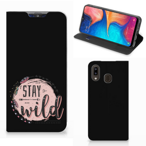 Samsung Galaxy A30 Magnet Case Boho Stay Wild