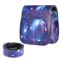 Universum patroon full body camera PU lederen draagtas met riem voor FUJIFILM Instax Mini 9/Mini 8 PLUS/Mini 8