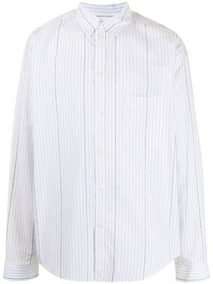 Balenciaga chemise à logo imprimé - Blanc
