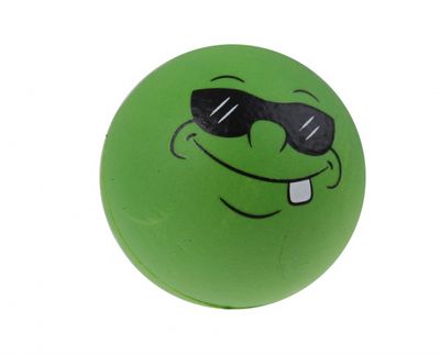 Toyrific stuiterbal Smiley 6,3 cm groen Toyrific stuiterbal Smiley 6,3 cm groen