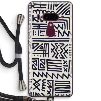Marrakech print: HTC U12+ Transparant Hoesje met koord