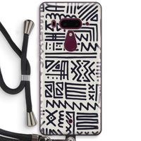 Marrakech print: HTC U12+ Transparant Hoesje met koord