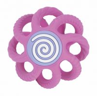 Nuby bijtbal inklapbaar 10,8 x 9,4 cm siliconen - thumbnail