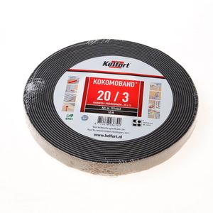 Kokomoband zw.10m. 20x15 voeg 3-4/7mm