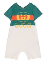 Gucci Kids pyjama à logo imprimé - Tons neutres