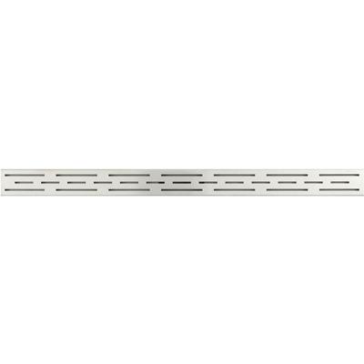 Wiesbaden Douchegootrooster RVS - Standaard 3e Generatie - 90x7cm