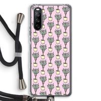 Boompje: Sony Sony Xperia 10 III Transparant Hoesje met koord
