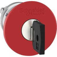 Schneider Electric ZB4BS94410 ZB4BS94410 Terugstelbaar, Vergrendelbaar (Ø) 22 mm Zonder markering Chroom, Rood 1 stuk(s)