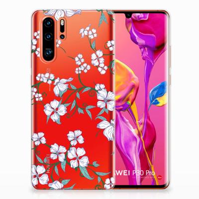 Huawei P30 Pro Uniek | TPU Case | Blossom White