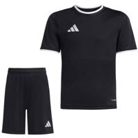 adidas Entrada 26 Voetbaltenue Kids Zwart Wit