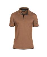 DASSY polo orbital bruin/grijs xl