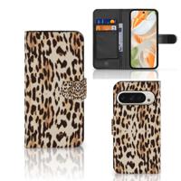 Google Pixel 9 | 9 Pro | Telefoonhoesje | Met pasjeshouder | Leopard