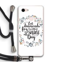 Diamonds: Pixel 3 XL Transparant Hoesje met koord