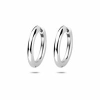 Gerhodineerde 925 Zilveren Klapoorringen - 20,5 mm