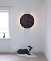Wandlamp zwart rond &apos;Colby&apos; By Rydens e14 fitting design 700mm