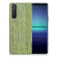 Sony Xperia 5II | Bumper Hoesje | Green Wood Sony Xperia 5II | Bumper Hoesje | Green Wood