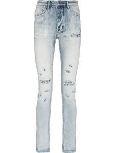 Ksubi Van Winkle Fire Patch Punk Blu skinny jeans - Tons neutres