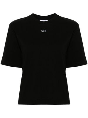Off-White sweat en coton à motif Arrows brodé - Noir