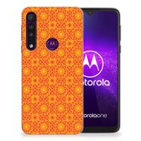 Motorola One Macro | TPU bumper | Batik Oranje