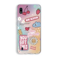 Positivity: Samsung Galaxy A10 Transparant Hoesje