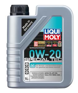 Motorolie Special Tec V 0W-20 LIQUI MOLY, Viscositeit klasse SAE: 0W20, 1.0, L