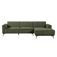 Tower Living 2,5-zits Loungebank 'Leeds' Rechts, kleur Bottle Green