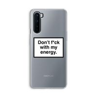 My energy: OnePlus Nord Transparant Hoesje