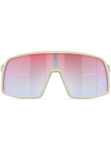 Oakley lunettes de soleil à monture couvrante - Marron