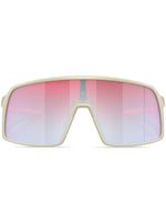 Oakley lunettes de soleil à monture couvrante - Marron