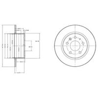 Delphi Diesel Remschijf BG2240 - thumbnail