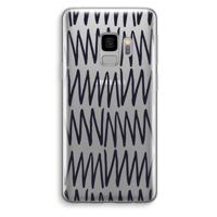 Marrakech Zigzag: Samsung Galaxy S9 Transparant Hoesje - thumbnail