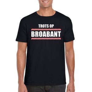 Trots op Broabant heren T-shirt zwart