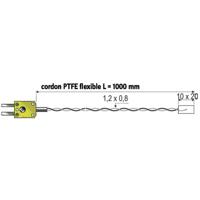 B + B Thermo-Technik 0644 1401-09 Oppervlaktesensor 0 tot +250 °C Sensortype K