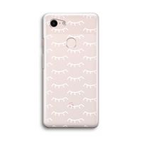 Wimpers: Google Pixel 3 Transparant Hoesje