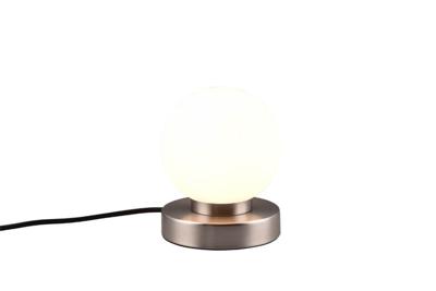 Trio TafellampjePrinz Ii nikkel met wit glas - R54011001