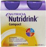 Nutridrink Compact abrikoos 125ml (4 st)