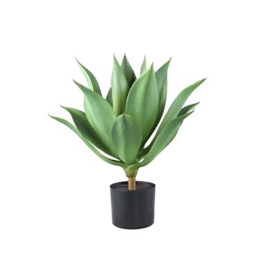 Kunstplant agave in plastic pot