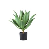 Kunstplant agave in plastic pot