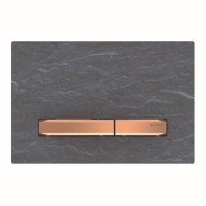 Bedieningsplaat Geberit Sigma 50 voor 2-toets Spoeling Rosé Goud / Mustang Leisteen