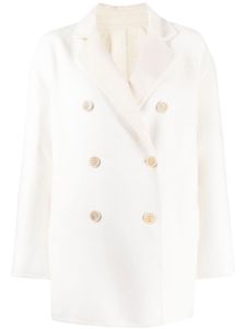 Lorena Antoniazzi manteau à boutonnière croisée - Blanc